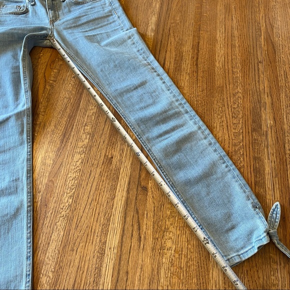Rag & Bone Stevie Jeans in Bryn with Ankle Tie Detailing Size 25 - Picture 8 of 9